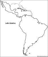 Outline Maps Of Latin America 42