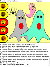 Ghastly Ghosts: Follow the Instructions