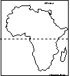 Africa: Outline Map Printout